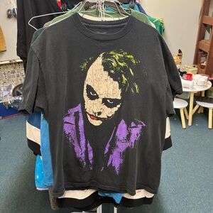 Dark Knight 2008 joker heath ledger official movie shirt large preowned